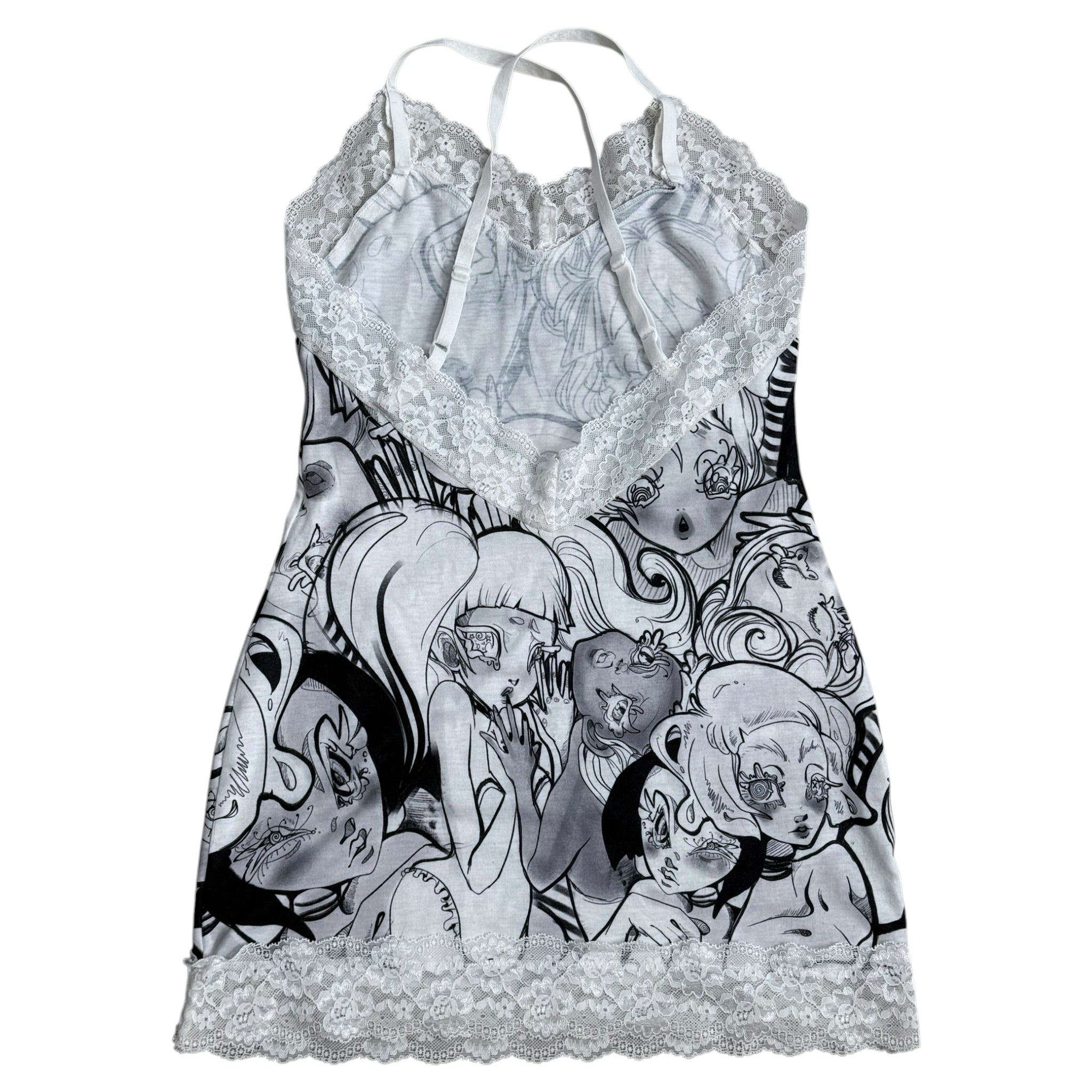 Jfashion RARE 1of1 phantom wish anime graphic mini dress (S)
