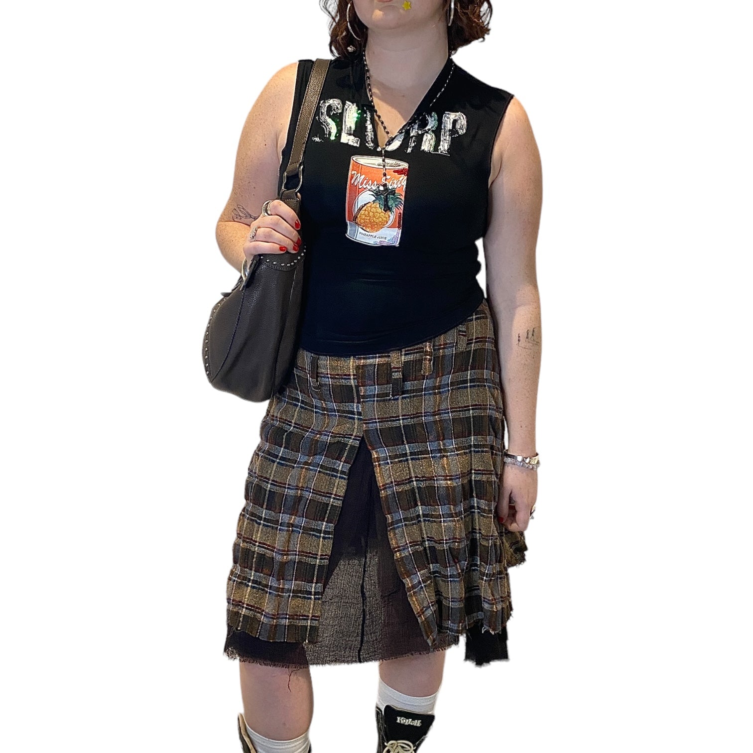 Miss Sixty Y2K 'Slurp' Graphic Print Vest (L)