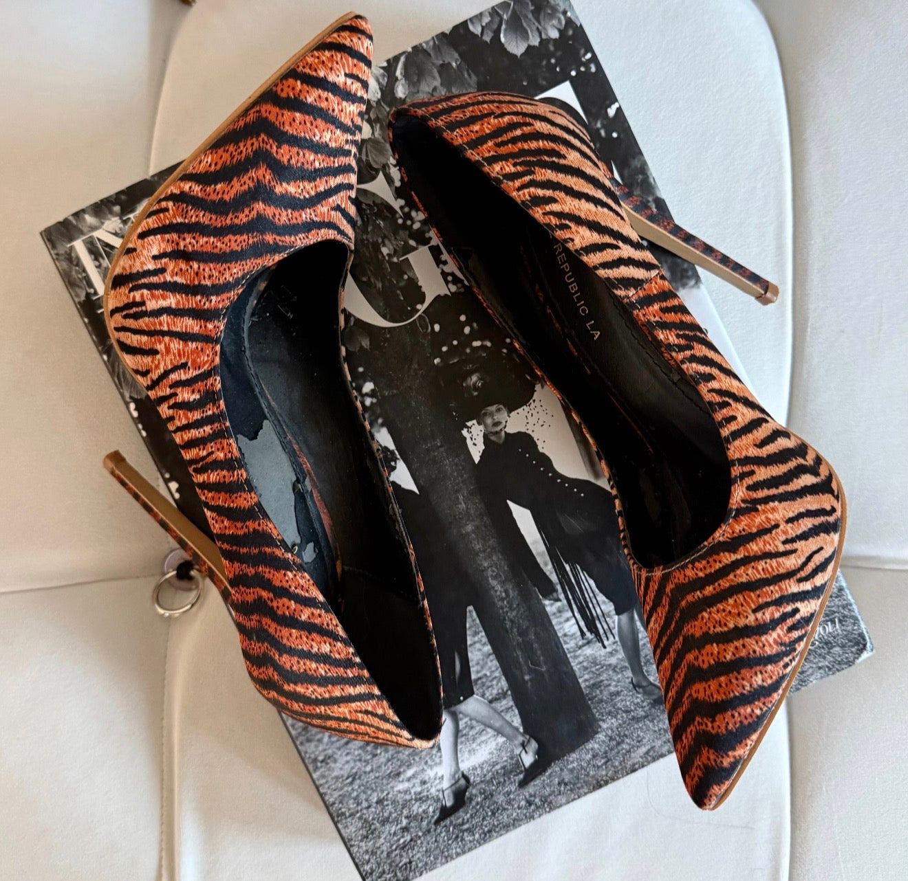 Shoe Republic LA Tiger Print Heels (9)