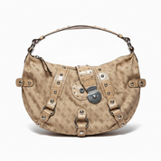 00s monogram guess slouchy shoulder bag