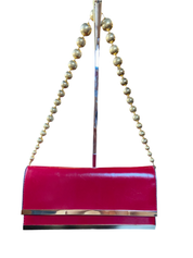 Red and gold purse