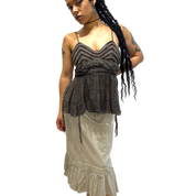 Vintage European Fairy Ruffle Cami Top (M/L)