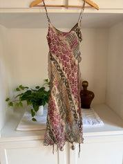 Vintage Euro Silk Dress (XS)