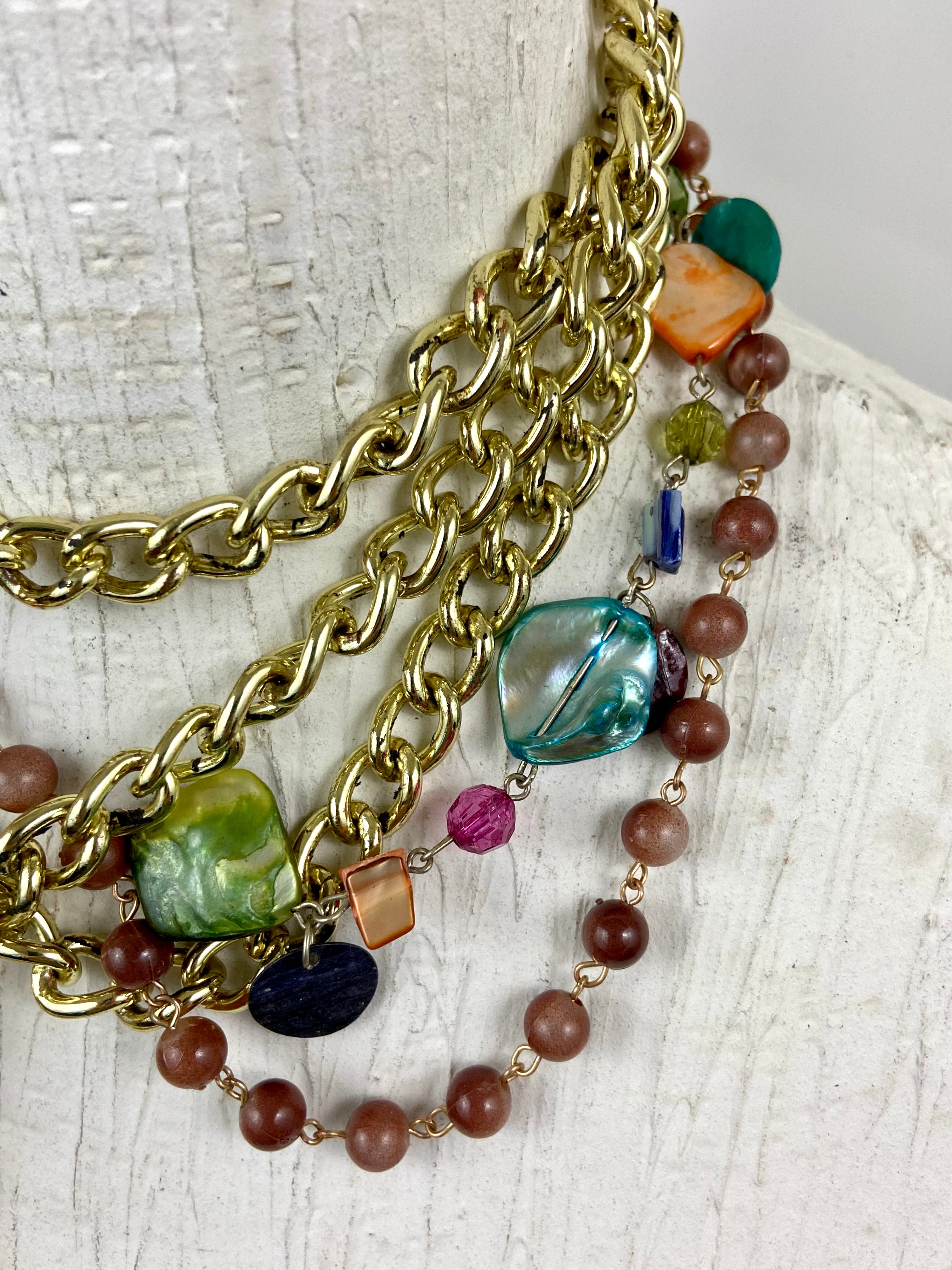 Layers of chains belt