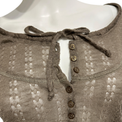 Vintage Whimsygoth Button Shirt (S/M)