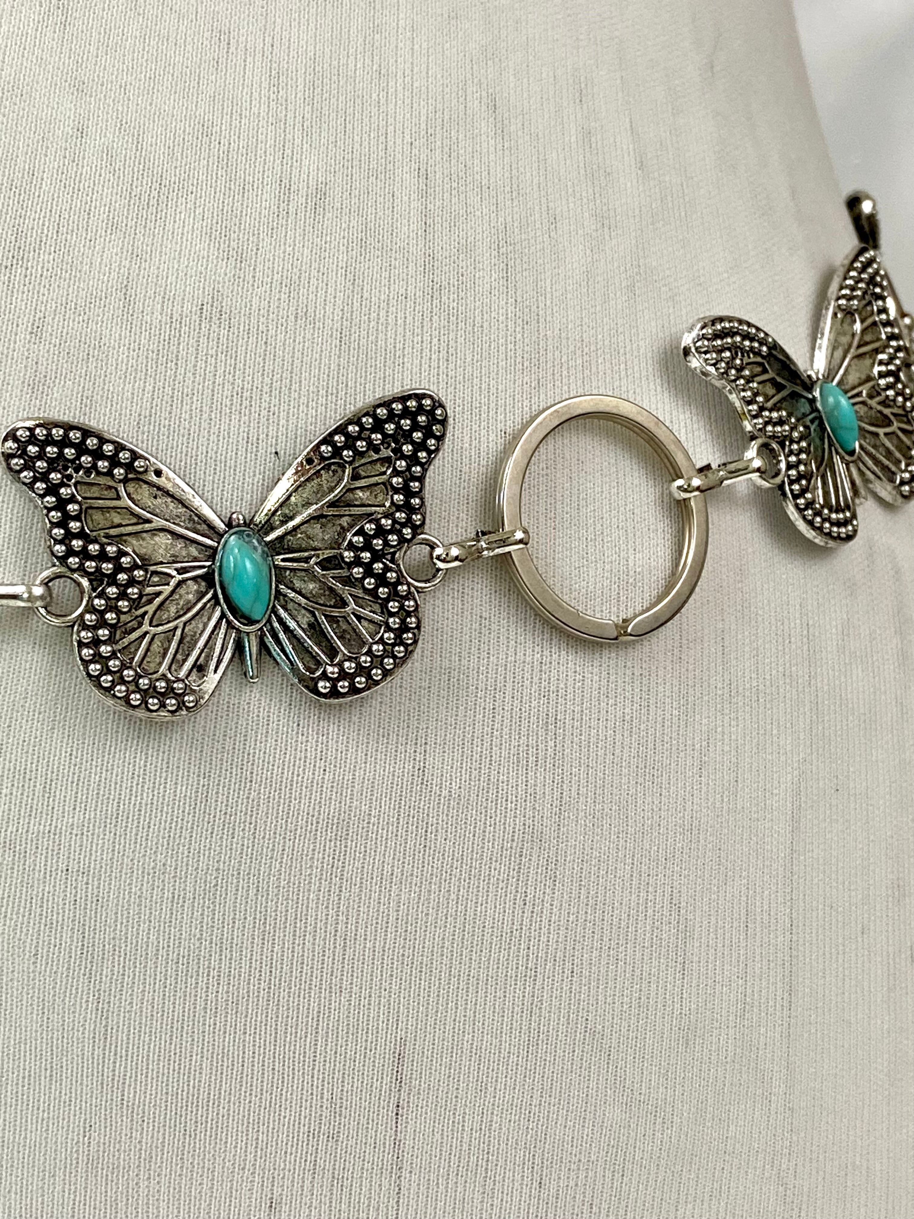 Turquoise butterfly 🦋 belt