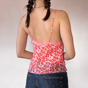 Y2K Pink Leopard Cami (S/M)