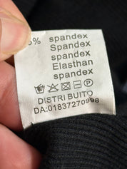 Y2K Union Jack ribbed tube top (S/M)