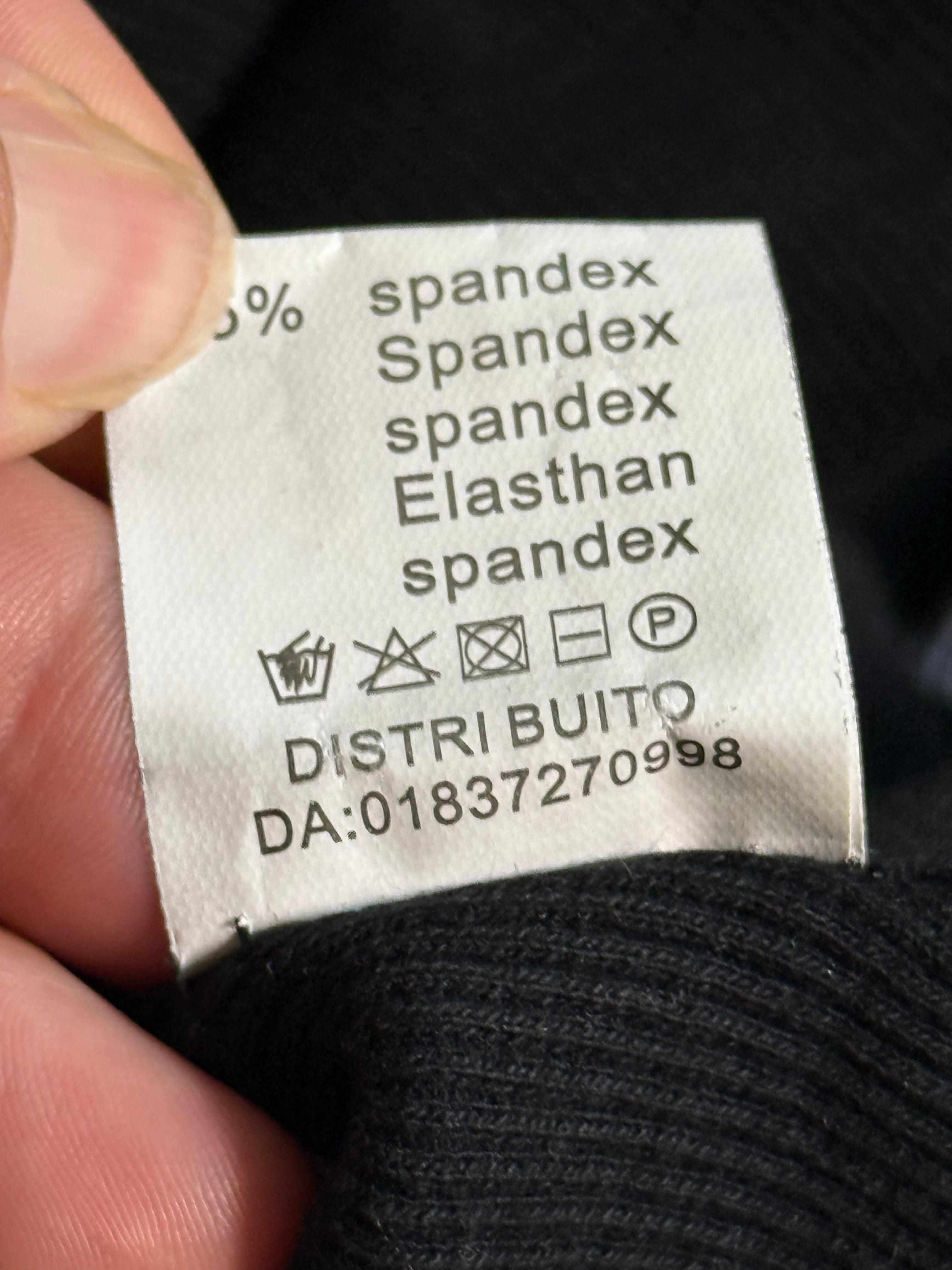 Y2K Union Jack ribbed tube top (S/M)
