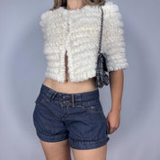 Denim Balloon Shorts (S)