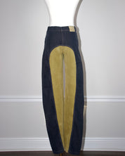 Y2K French Corduroy Pants (S-M)