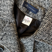 Anne Klein Houndstooth Blazer Jacket (S)