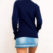 Cashmere Dollar Sign Sweater (S)