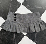 Charolette Russe Plaid Mini Skirt (S)