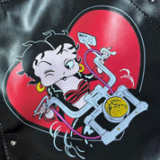 Betty Boop Studded Biker Bag
