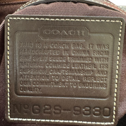 Vintage Brown Suede Coach Bag