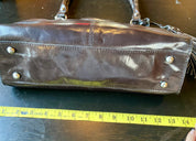 Patricia Nash leather shoulder handbag