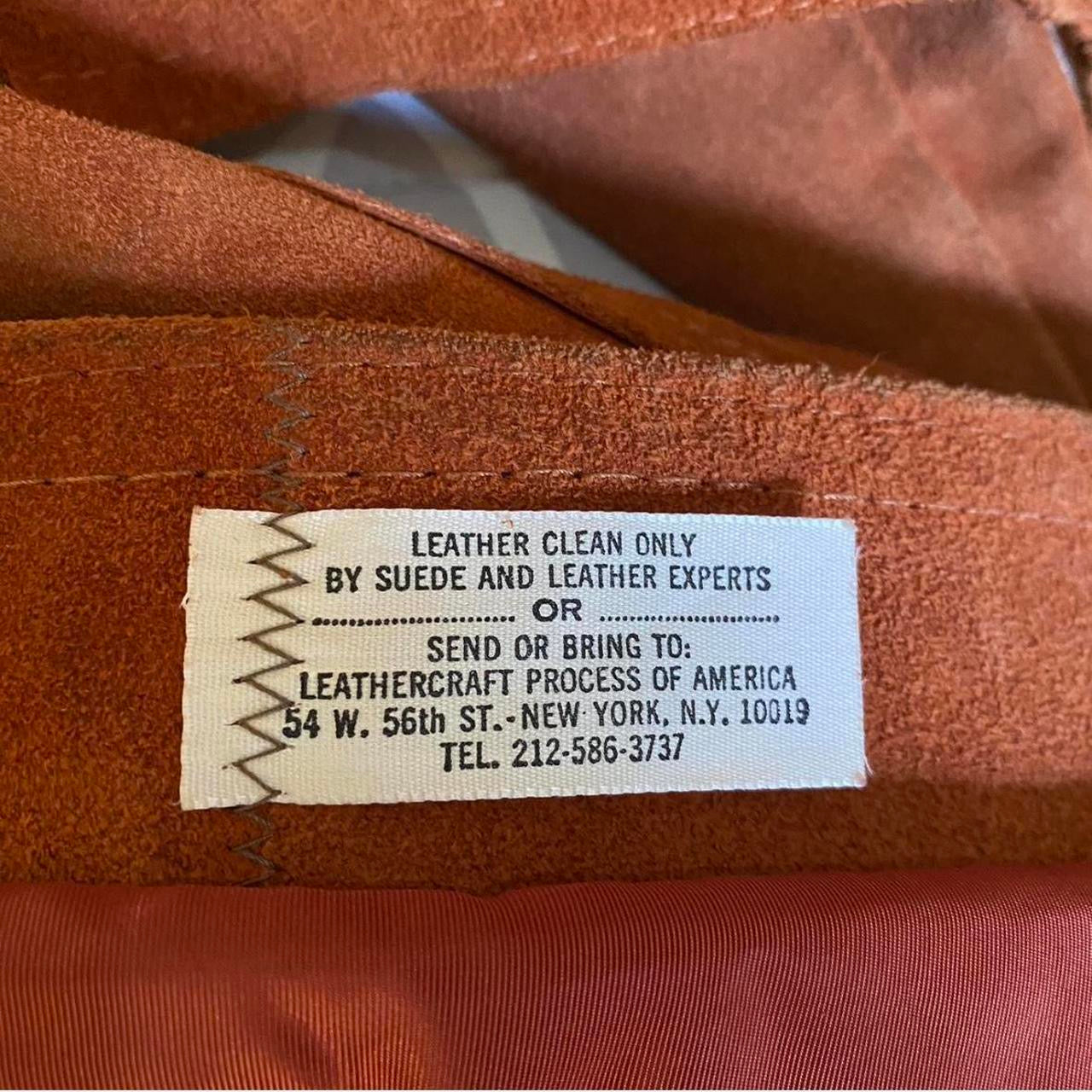 70s Burnt Orange Suede Jacket (XS)