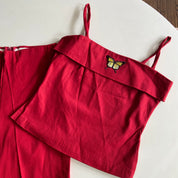 Two piece butterfly set