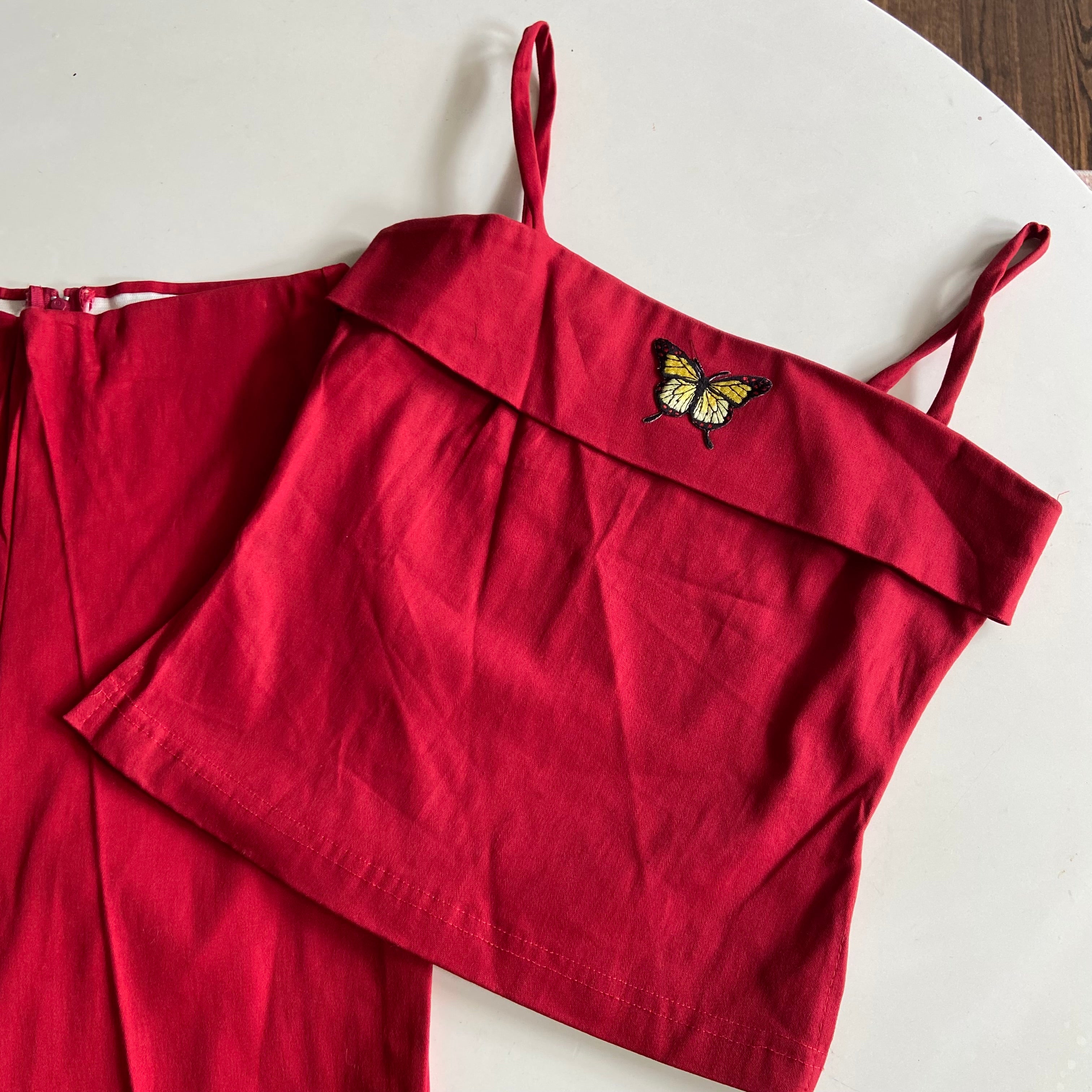 Two piece butterfly set