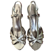 Impo Gunmetal Snakeskin Embossed Heels (6)
