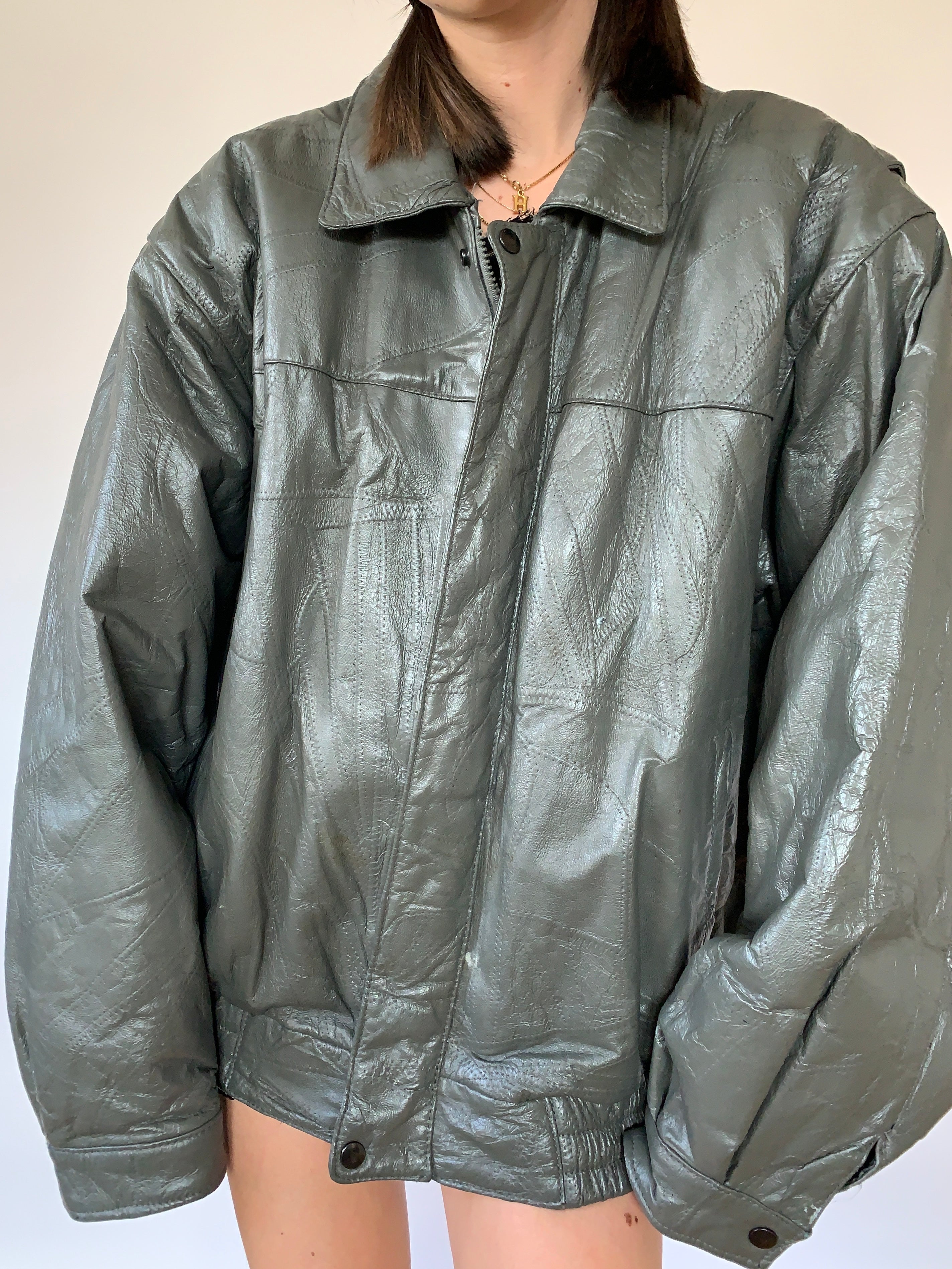Vintage Leather Jacket - XL