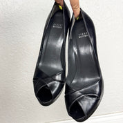 Stuart Weitzman 90s Minimalist Leather Platform Heels (10)
