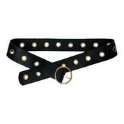 Chunky Gold Grommet Belt