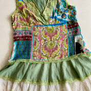Patchwork Babydoll Layered Tank (M/L)