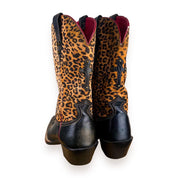 Y2K Leopard Print Cross Cowboy Boots (9)