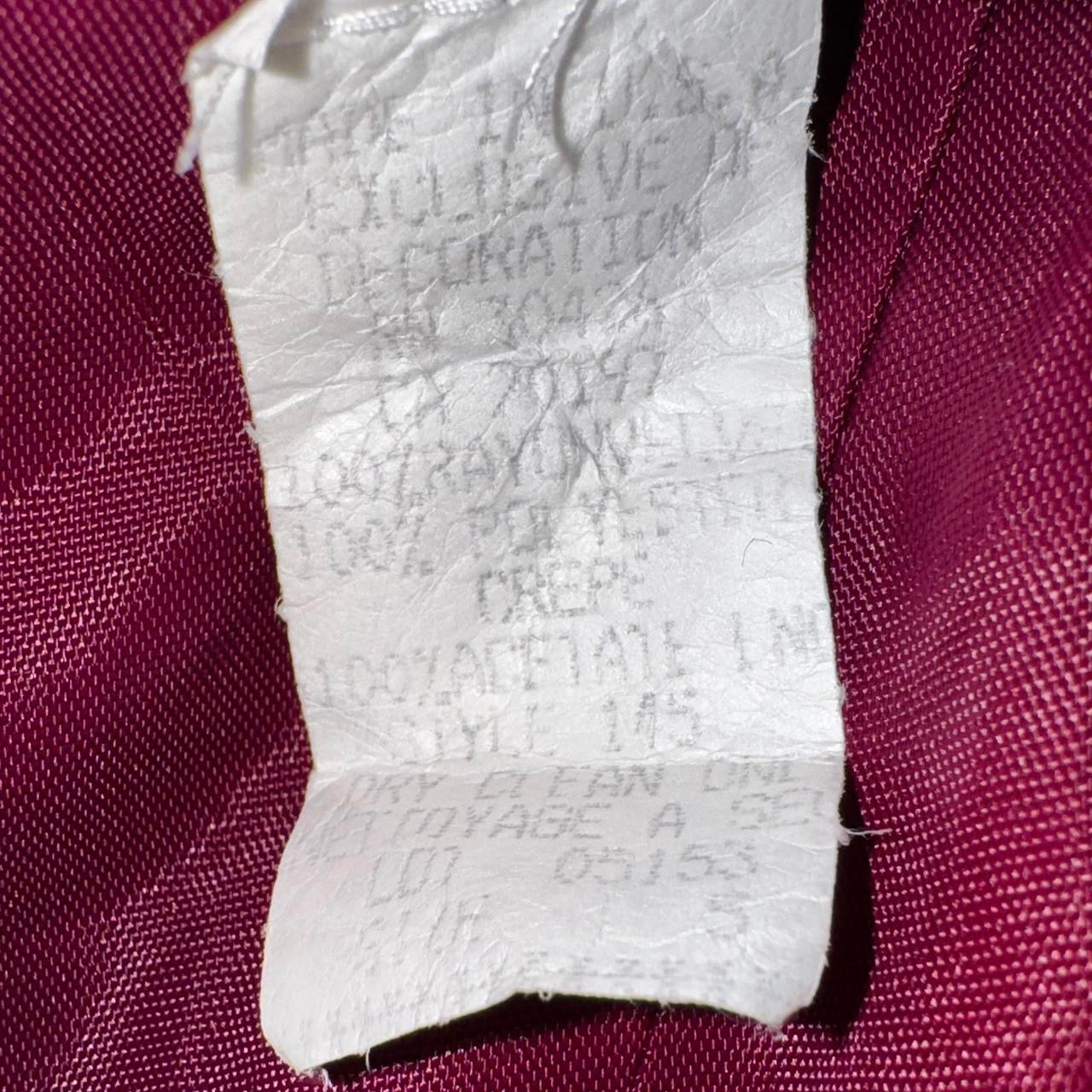 90s Violet Velvet Built-In Sash Gown (S)