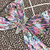 Iridescent Sequin Beaded Butterfly Top (M)