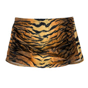 Tiger Print Miniskort (S)