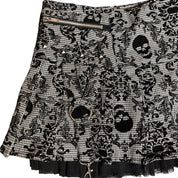 Vintage Hell Bunny Skull Skirt