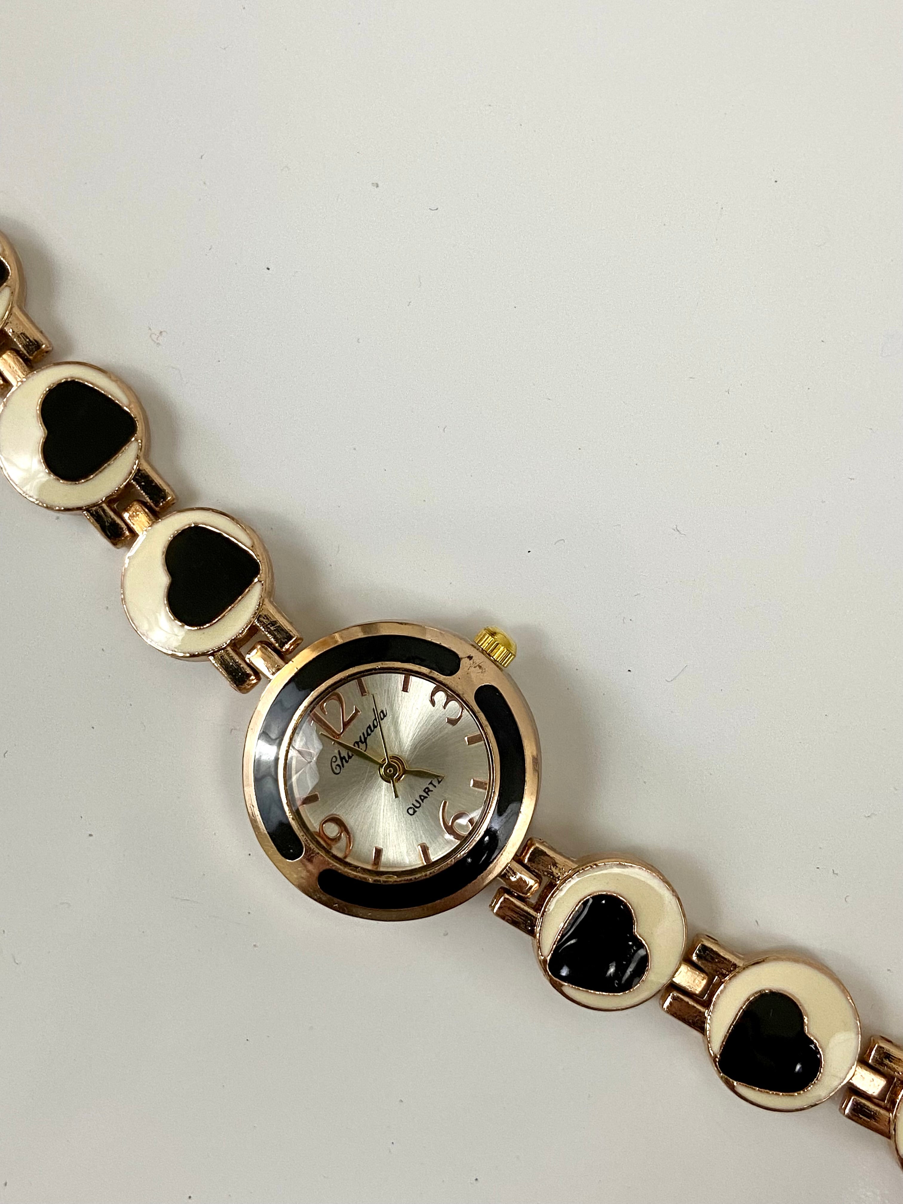 ❤️ heart watch choker