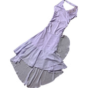 Y2K lilac fairy tiered dress (s)
