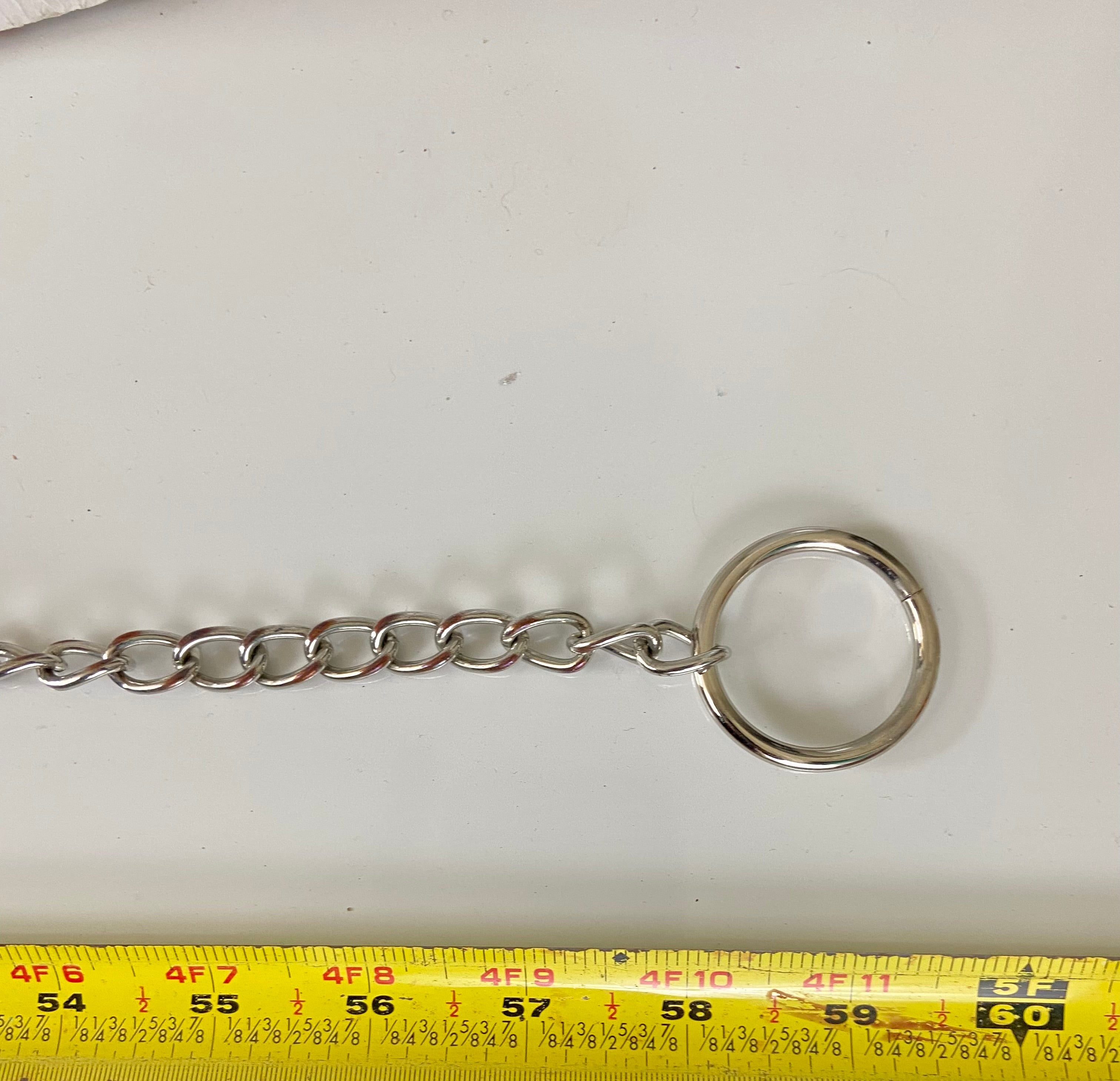 Waist silver chain belt