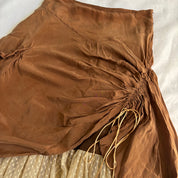 Euro Asymmetrical Ruched Skirt (M)