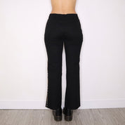 Y2K BURBERRY Black Flare Pants (S)