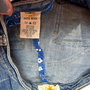 Antik denim low rise flared jeans