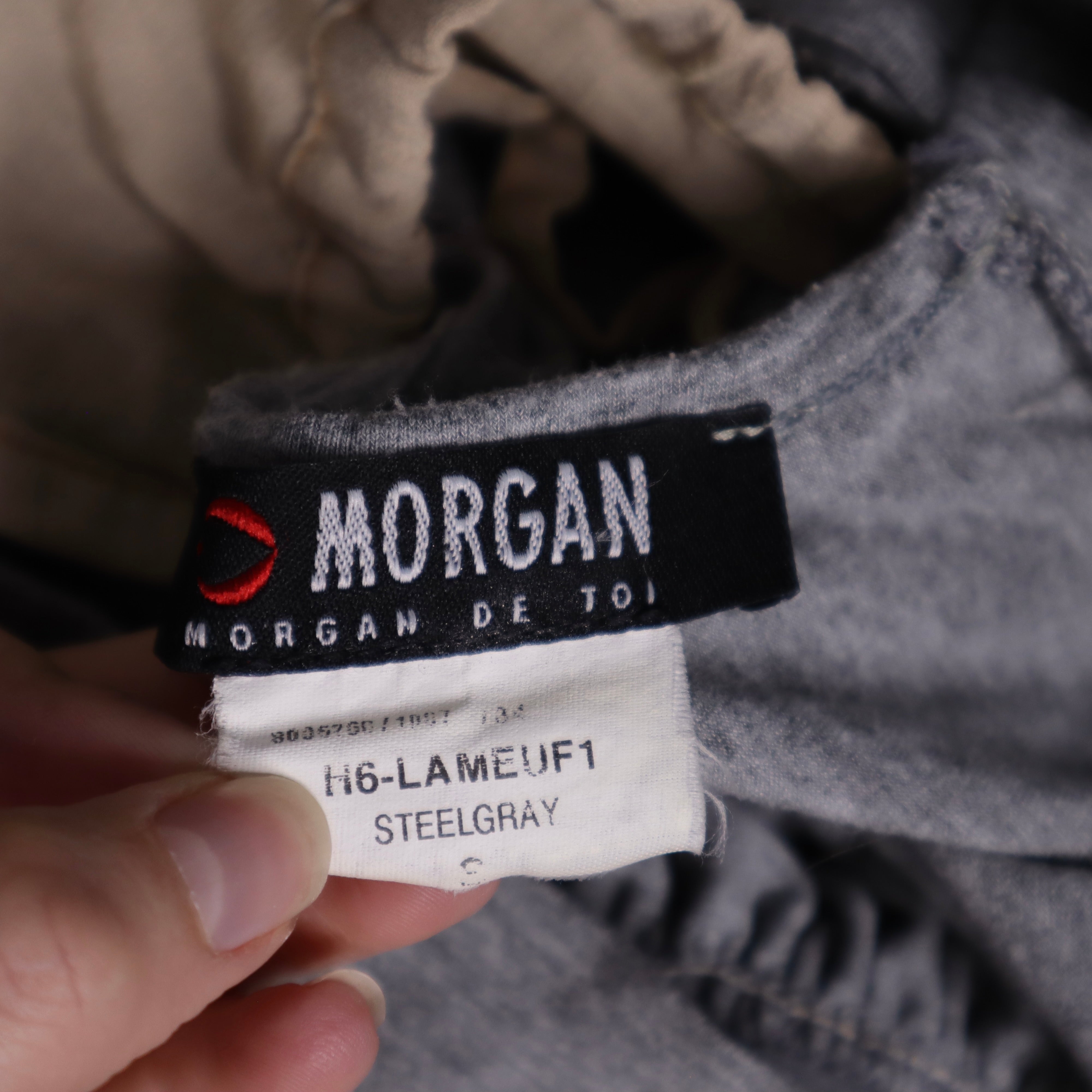 Y2K MORGAN DE TOI Gray Tank Top (S)