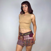 Desigual Patchwork Mini Skirt (M)