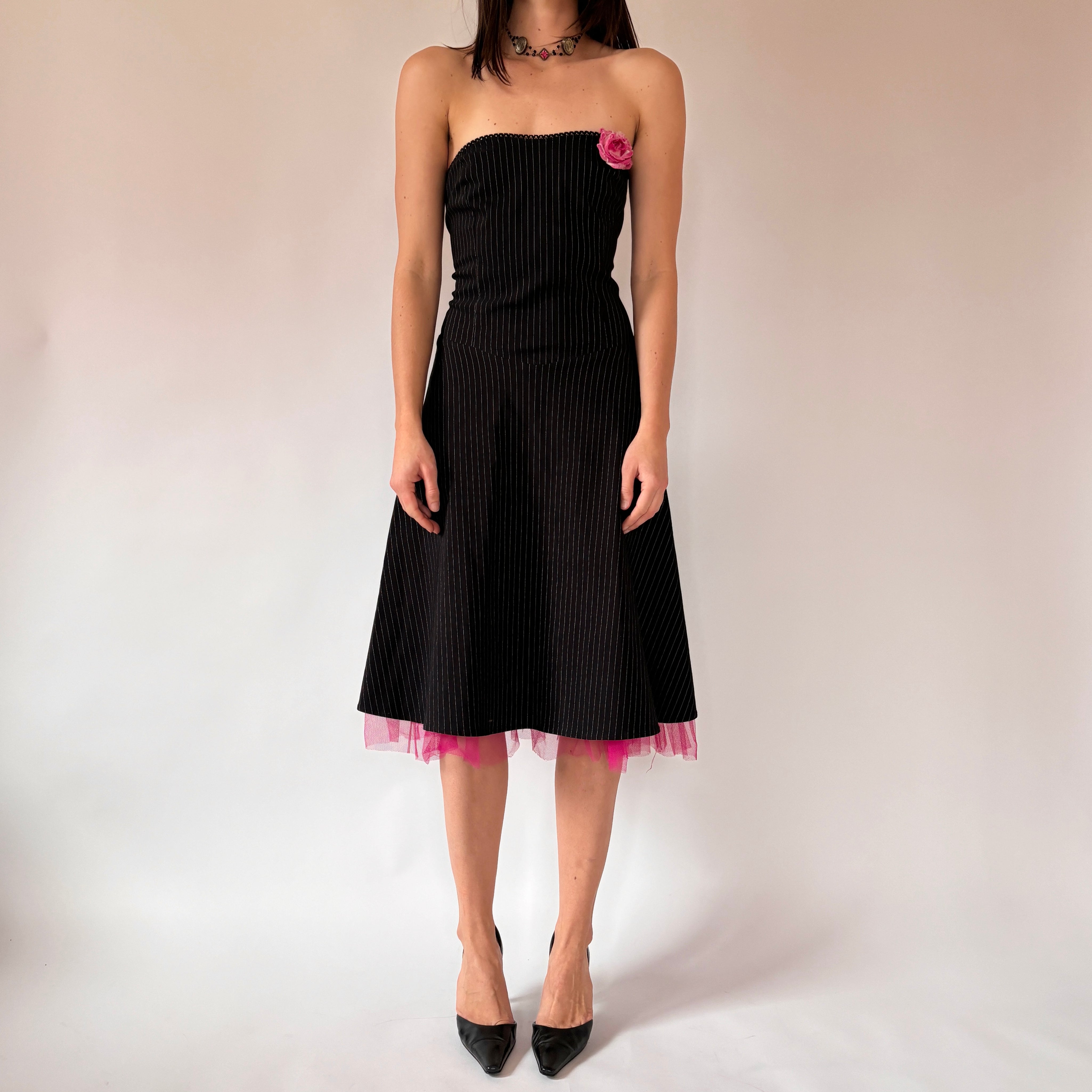 90s Pinstripe Dress (M/L) Holy Thrift 90s Pinstripe Dress (M/L) Holy Thrift