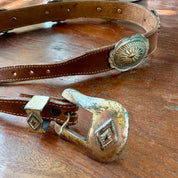 Justin vintage leather belt