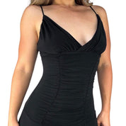 Slinky Ruched Pixie Hem Dress (M)