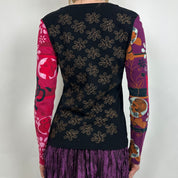 Custo Barcelona Graphic Print Long Sleeve Top (M)