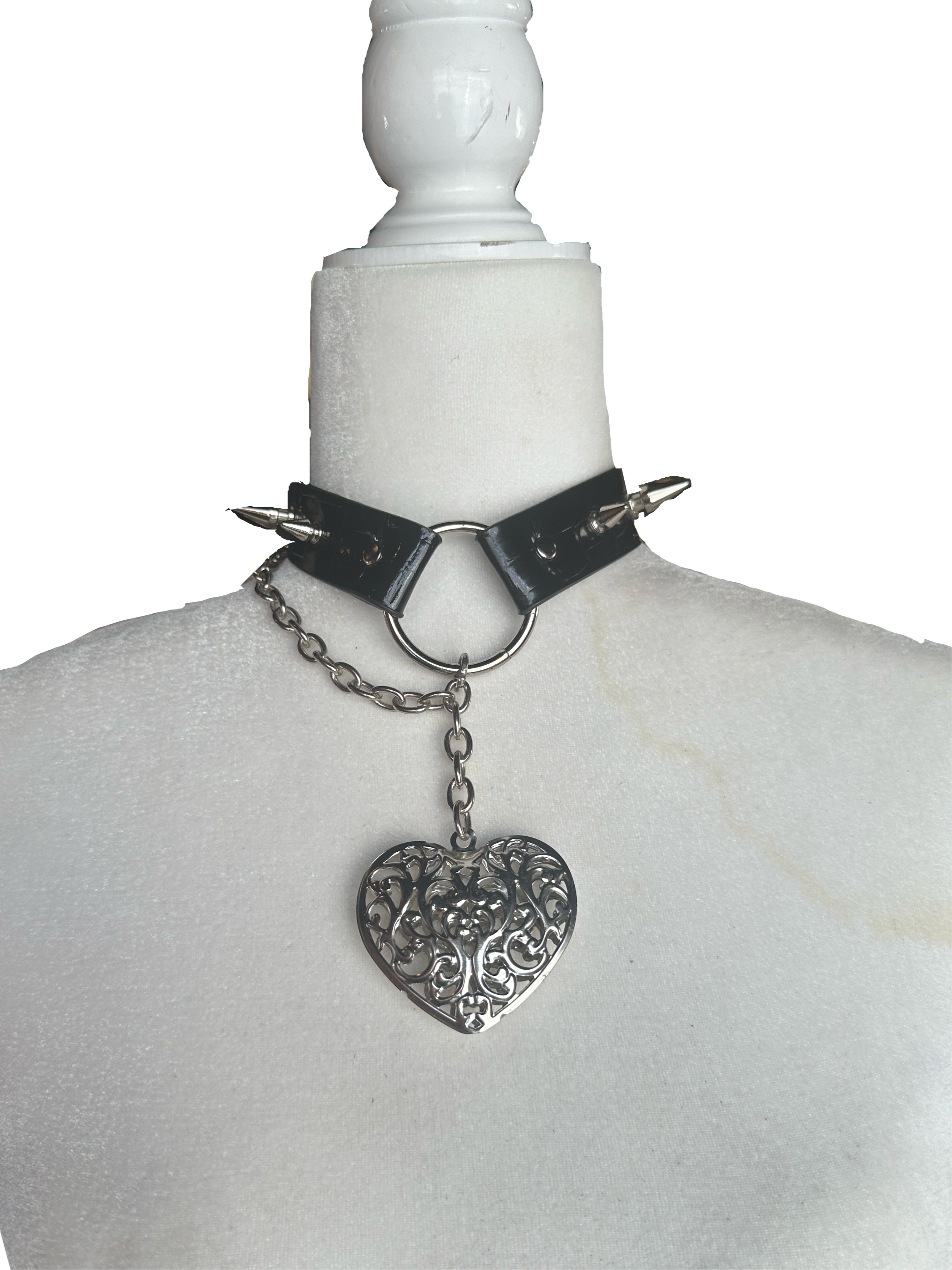 Soft Punk Heart Choker