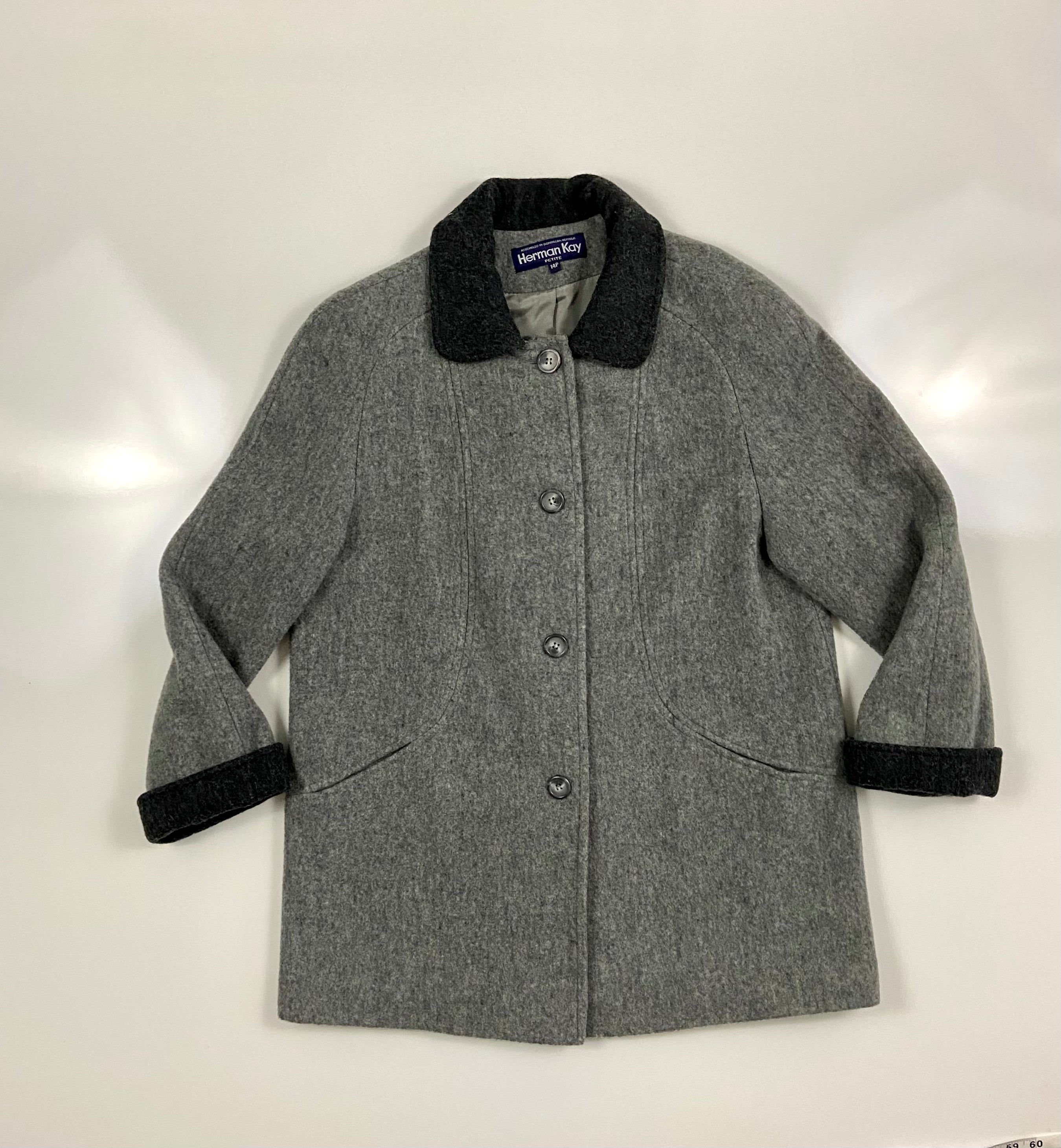 Vintage Herman Kay wool coat
