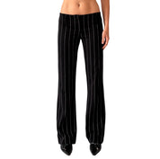 Y2K Pinstripe Flares (XS/S)