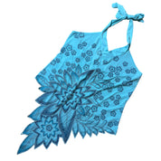 Y2K Beaded asymmetrical halter top (XL)